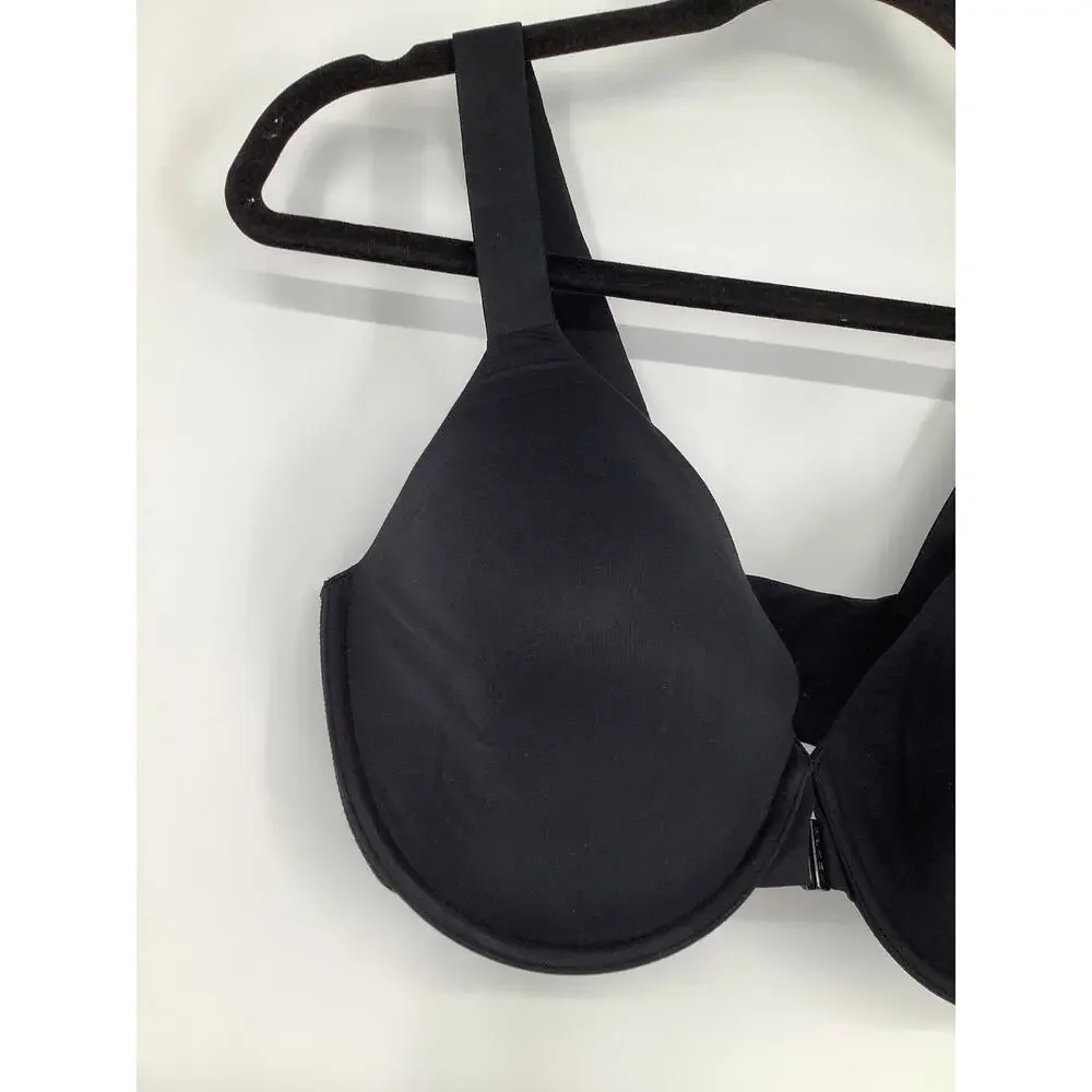 SPANX Sz 40D Black Bra-llelujah! Lightly Lined Full Coverage Bra Lingerie O16-15 - Picture 4 of 9
